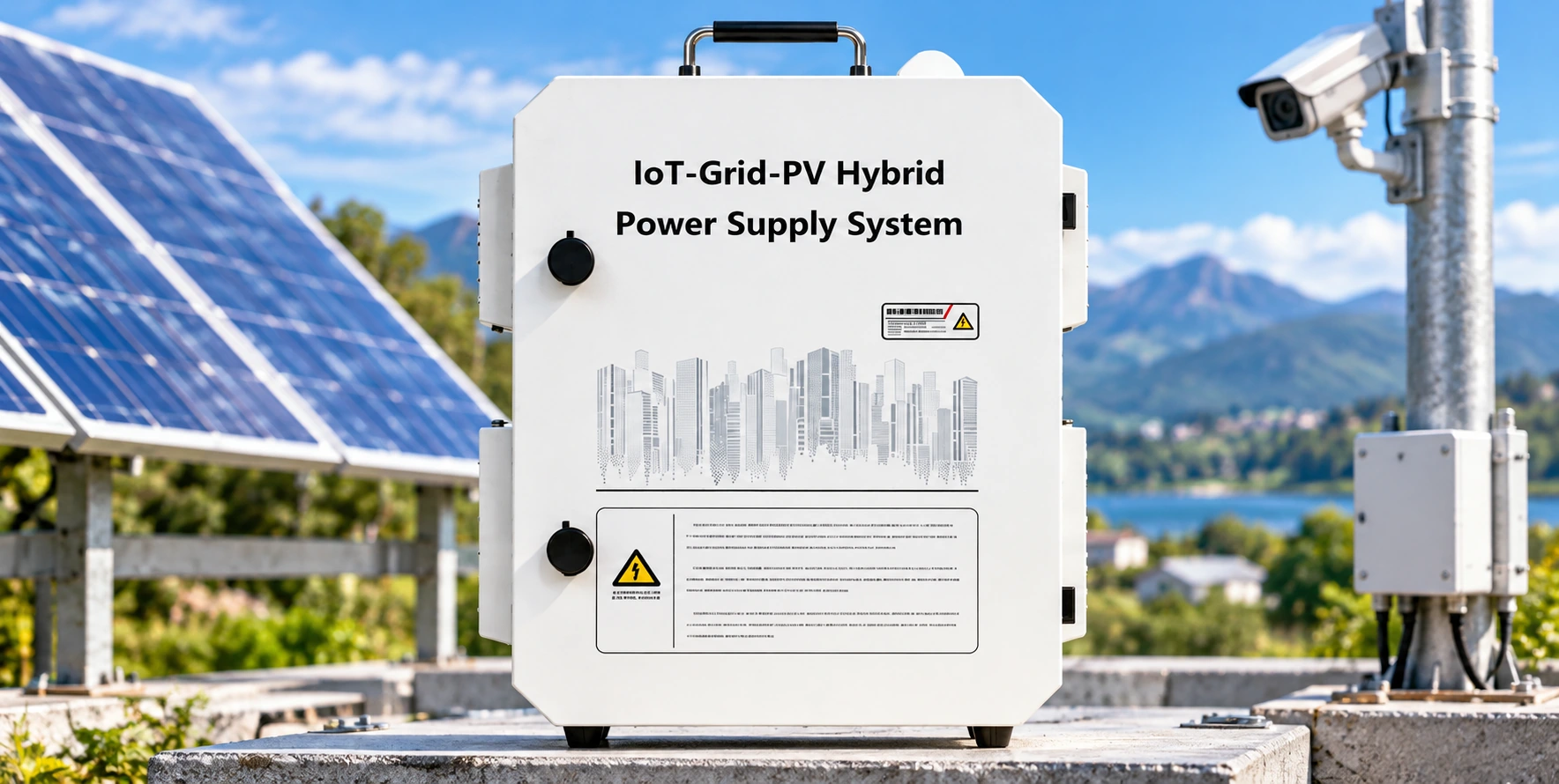 Integrated IoT PoE Solar Smart Box