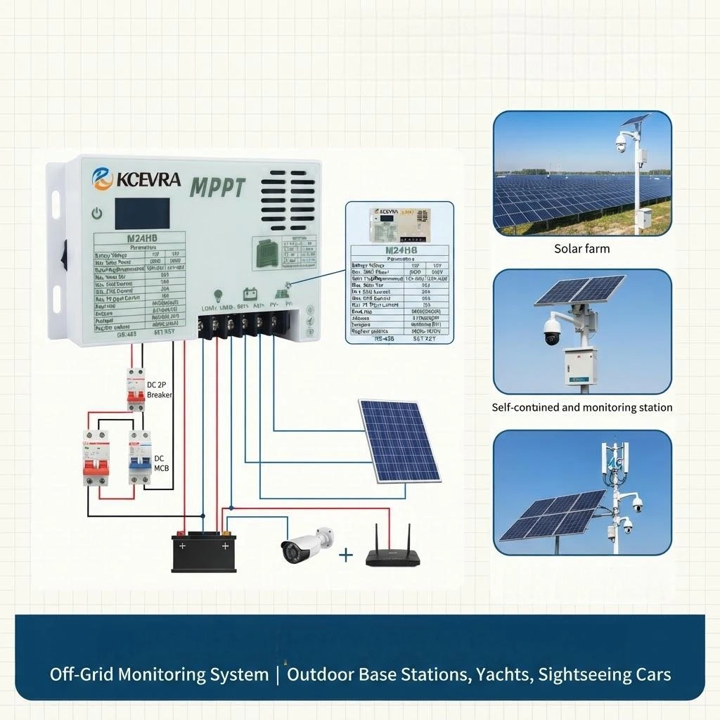 MPPT Configurations for Solar CCTV