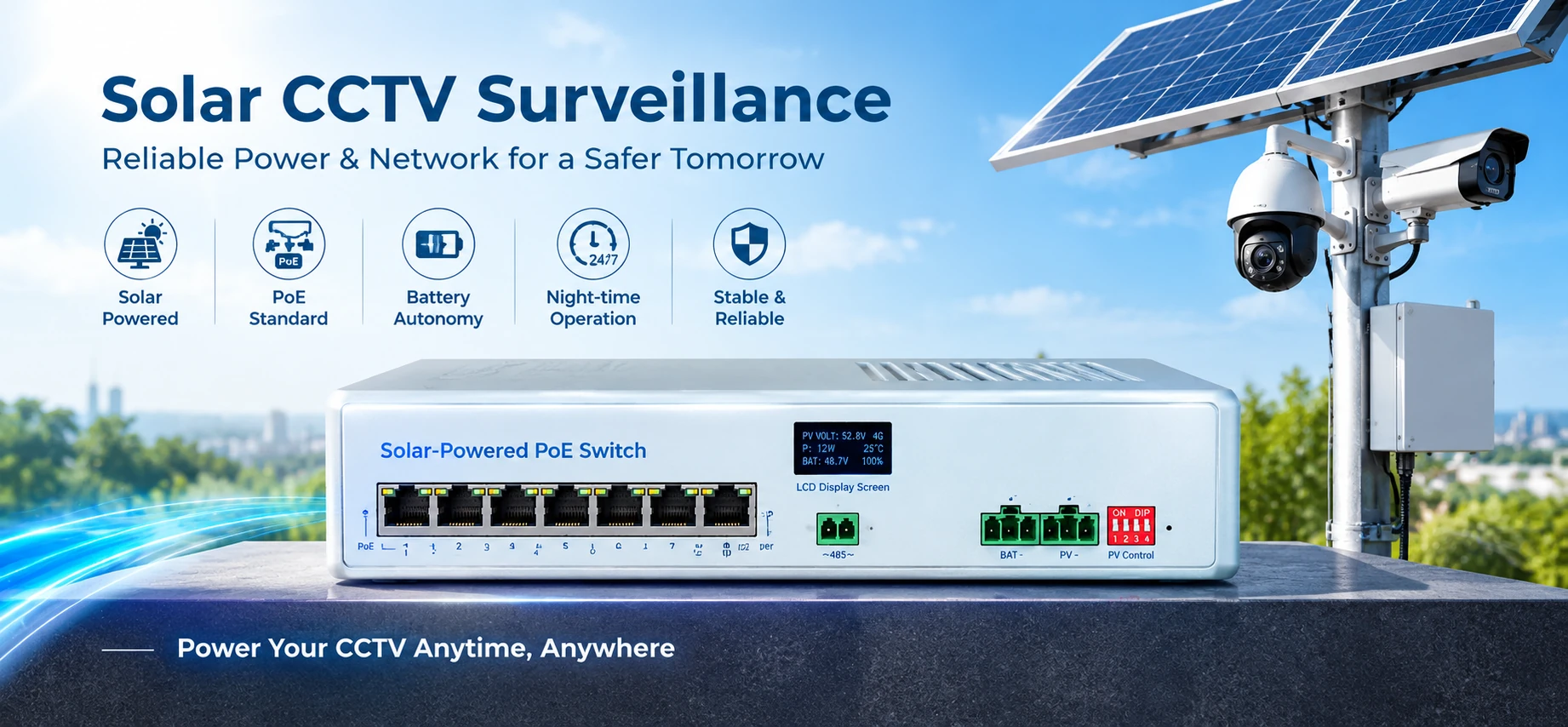 Solar CCTV Surveillance